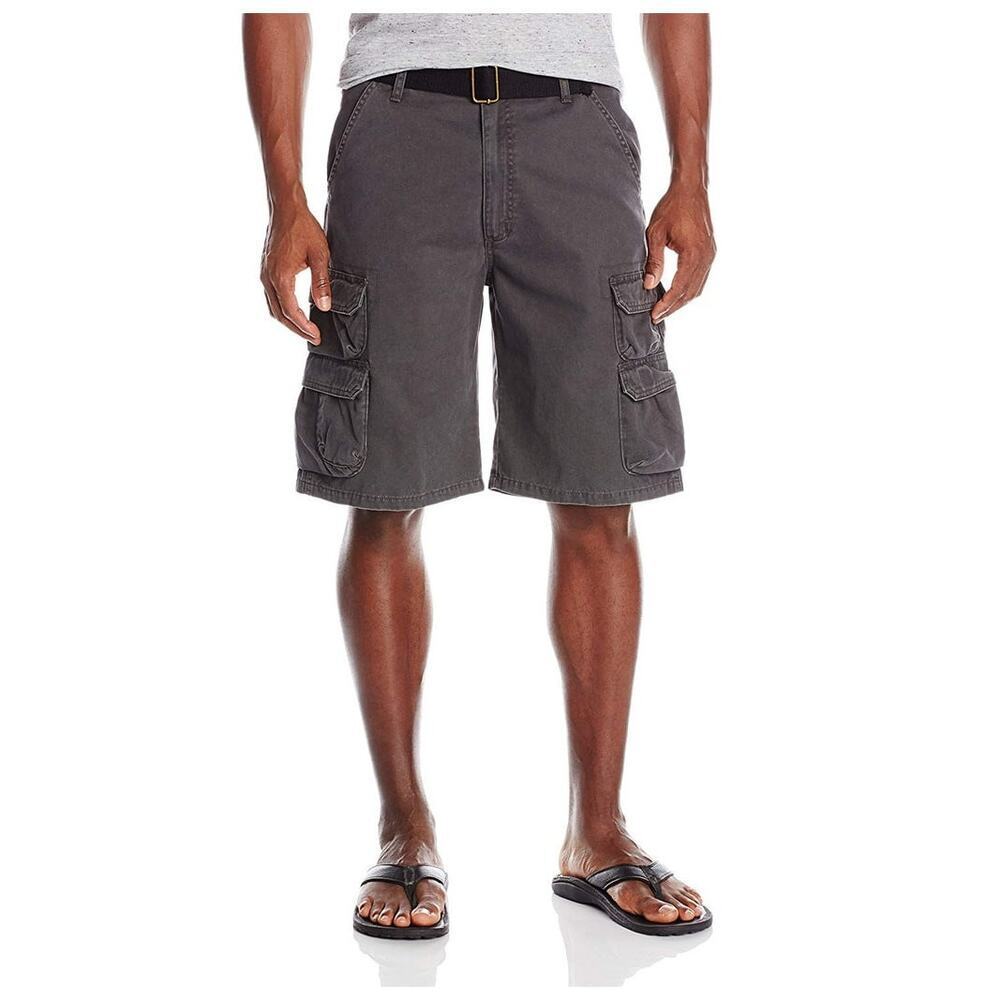 Wrangler classics cargo shorts thick cotton 90s sz 32 grey work casual everyday